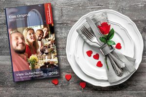 Gutscheinbuch gewinnen und Valentins-Date finden